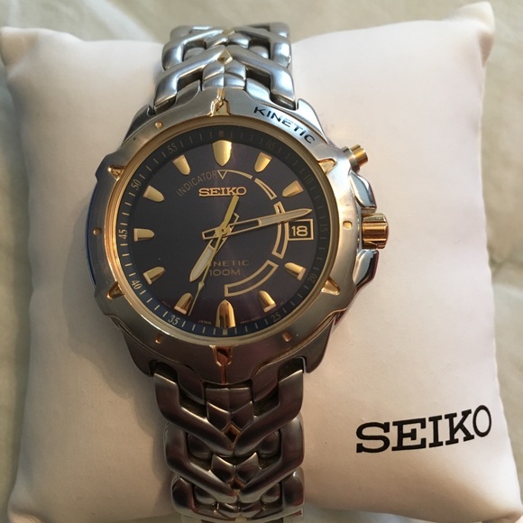 seiko kinetic mens watch